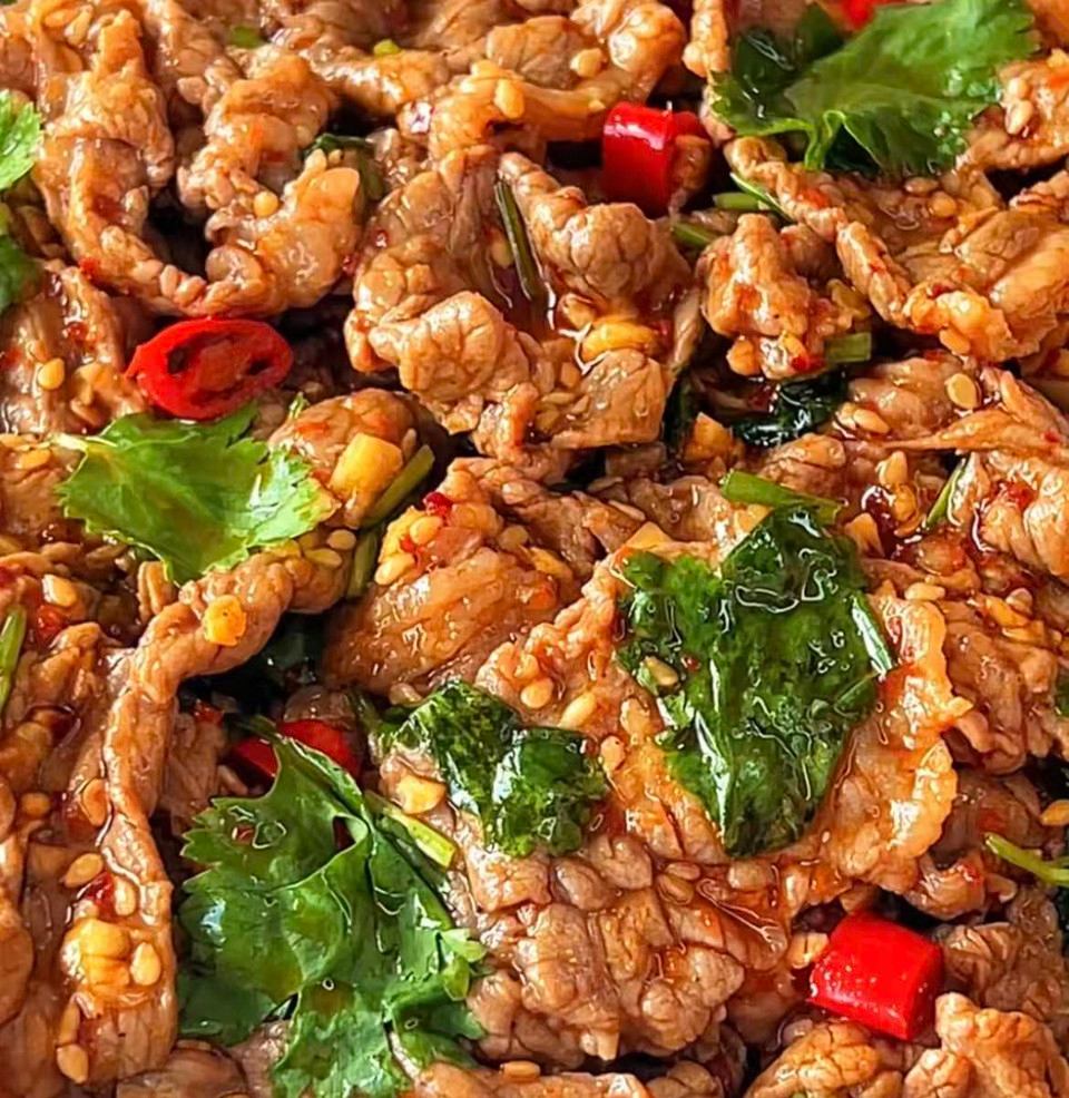香菜拌牛肉