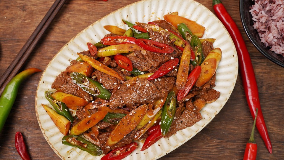 笋尖小炒牛肉，巨下饭