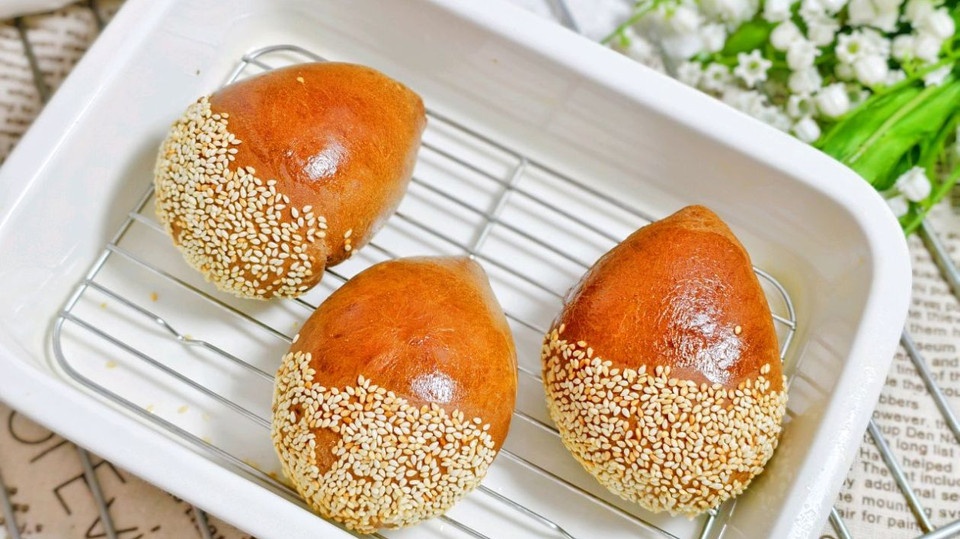 可可栗子面包