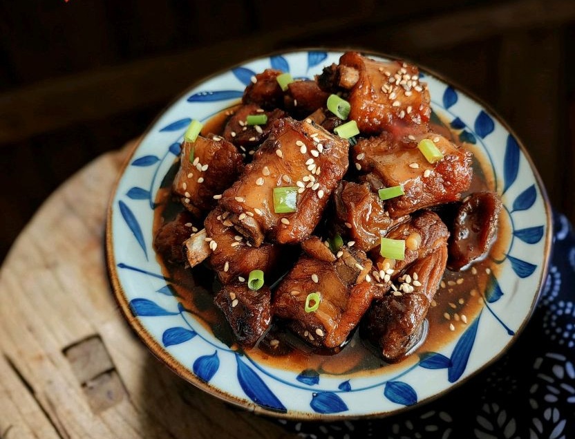 话梅可乐排骨